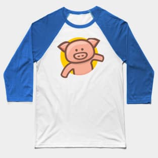 Pig of Action Baseball T-Shirt